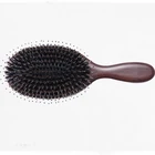 Natural Boar Bristle Hair Brush with Nylon Pins