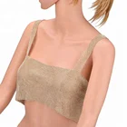 Ladies Rhinestone Vest Body Chains Lingerie Vest Bra Rhinestone Fabric Sequin Body Jewelry 1214L-G01