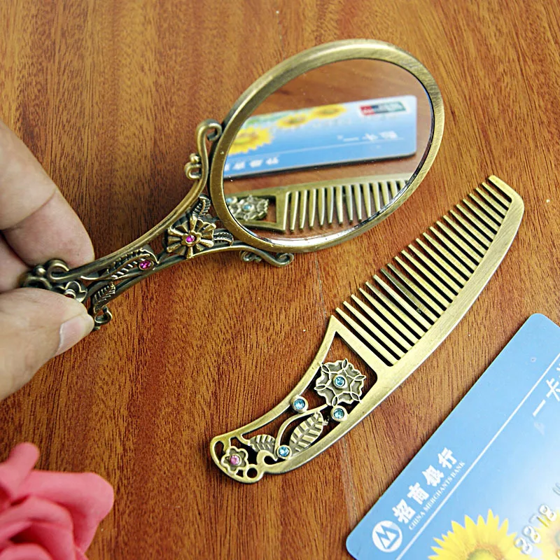 Bronze handle Comb Mirror Set.jpg
