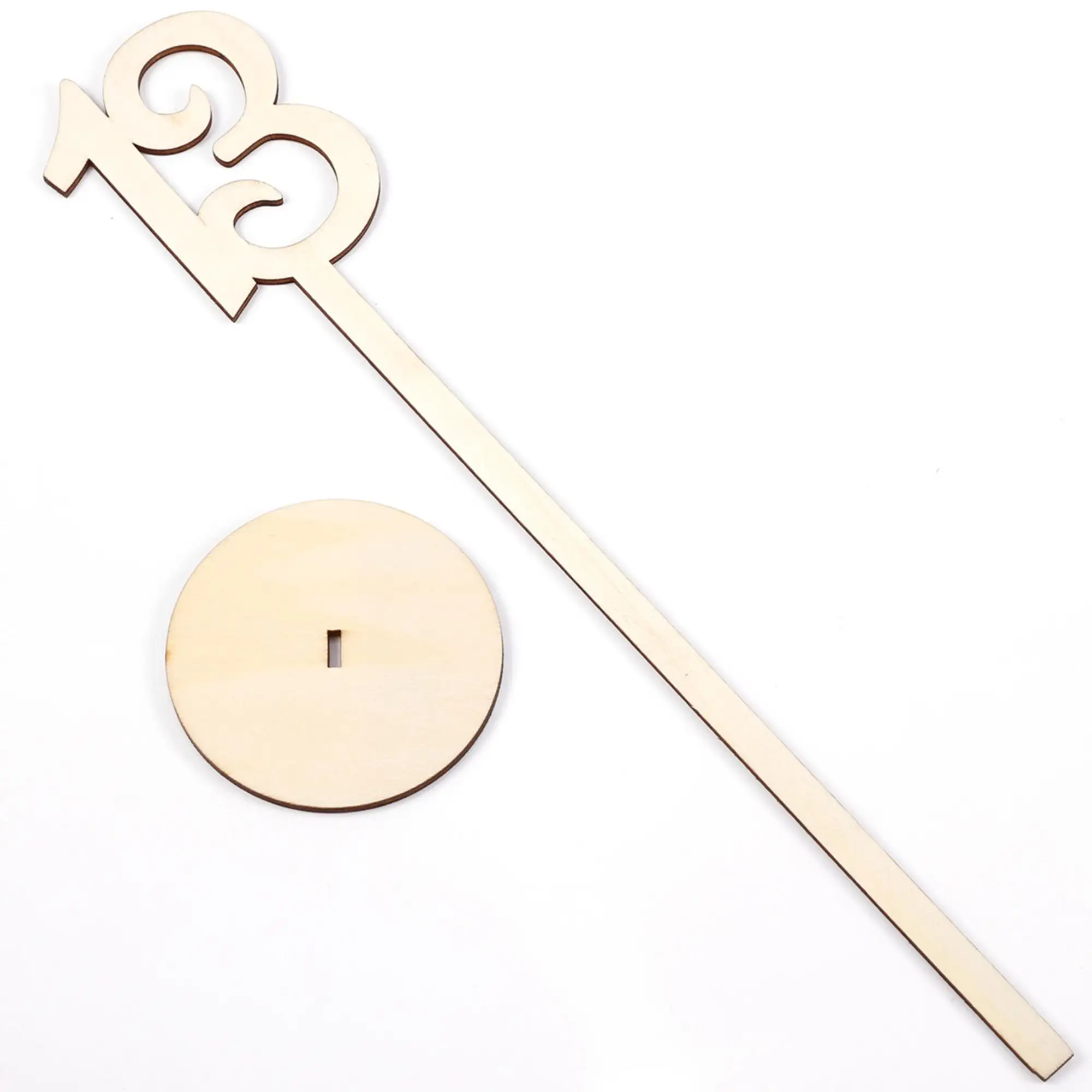 Number 1-20 Seat Card Wooden Wedding Party Supplies Hexagonal Hollow Number Seat Place Holder Table Numbers