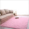 sale of shaggy silk polyester pink carpet per meter
