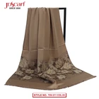 New design viscose pashmina shawl hijab muslim scarf