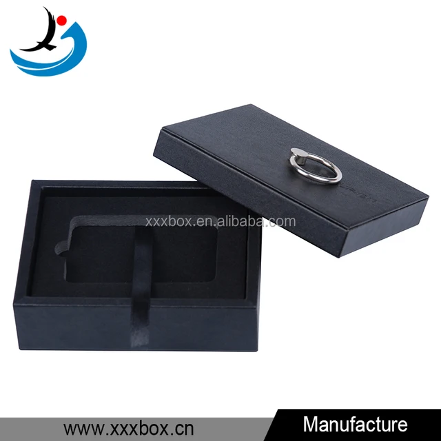 small magnetical lid leather perfume gift packaging box for sale