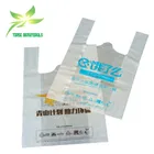 100% biodegradable compostable plastic vest bag
