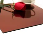 Glass Mirror Colored Glass Pink Blue Bronze Color Customized 4mm 5mm 6mm Clear Decorative Glass Mirror