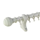 Curtain Rod Alloy Curtains Rod 30mm Single Or Double Curtain Pole Aluminium Alloy Curtain Rod Manufacturers