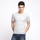 Factory Wholesale 100% Bamboo Clothing, Mens Plain Round Neck T-shirt ,Customizable logo