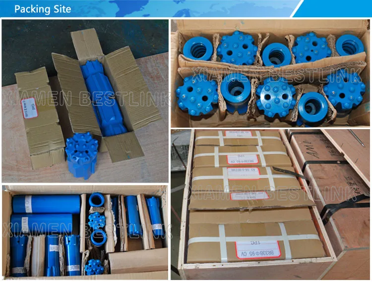 Packing Site for thread drill bits