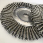All kinds of good quality twisted knot steel wire wheel brush for surface polishing