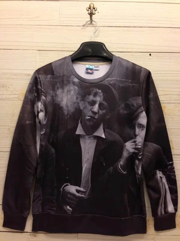 3D digital print fashion men's sweatshirts