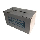 Waterproof Strong Corrugated Cardboard for Shipping Frozen Fishes