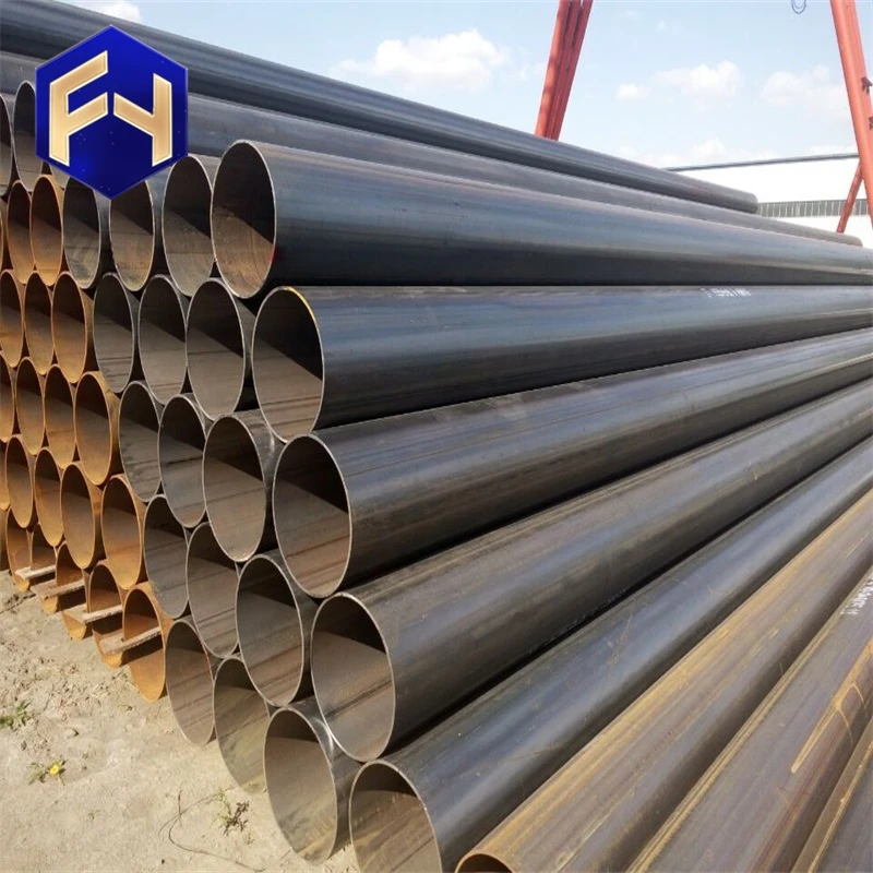 welded black ms erw pipe