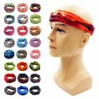 Wholesale New Fashion Designs 12-in-1 Multifunctional Seamless Elastic Microfiber Bandana Sport Headband