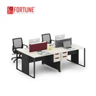 Minimalism design japanese office furniture good quality components staff office table and chair set