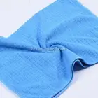 Colorful Microfiber Small Plaid Shaped Weft Knitted Cleaning Cloth Fabric Towel China Supplier