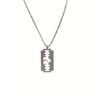 Hoyoo new product price charm silver stainless steel jewelry custom necklace pendant for men