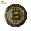 Die Strucking Gold Plating Bitcoin Brass Lapel Pin bitcoin coin Challenge coin