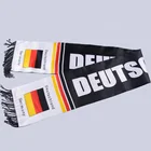 Cheap polyester satin acrylic football fan scarf