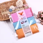 Wholesale super cleaning waffle microfiber cloth for kitchen cleaning