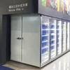 Glass door display cold room for supermarket/C store