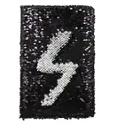 classic ruled black hard cover death note notebook sequin stationery for notebook