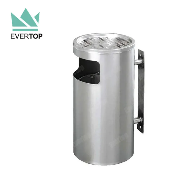 DB35W Stainless Steel Wall Mounted Dustbin Hanging Dust Bin Wall