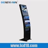 15" black /white colour curved frame USB or Android wifi or PC windows touch screen lcd display totem
