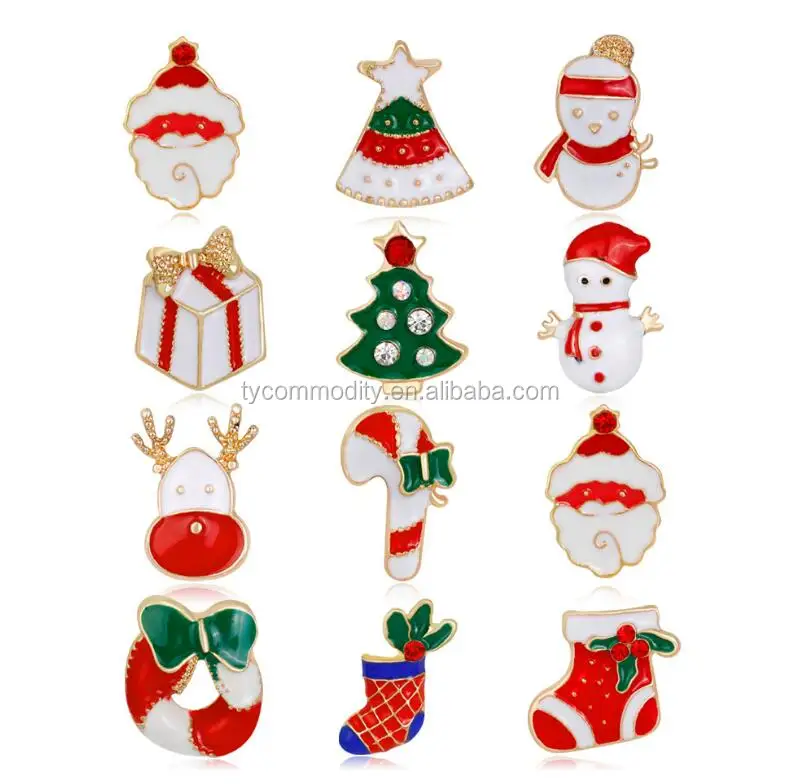 珠宝,眼镜  珠宝 服装和时尚首饰  锌合金饰品  christmas brooch