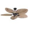 Home appliance 110v 220v Palm leaf fan living room restaurant energy saving ceiling fan