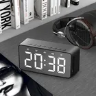 Wireless LED display clock speaker with FM radio