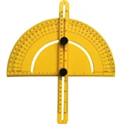New Angle Engineer Protractor Finder Measure Arm Ruler Gauge Tool (Yellow)