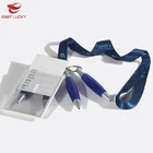 Promotional custom ball ballpoint pen with lanyard pvc name card holder
