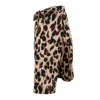 Hot Selling Leopard Split Skirt Chiffon Lace Up Sexy Long Skirt