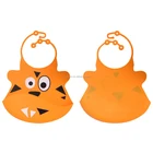 Hot New Baby Boy&Girl's Silicone Bibs Waterproof Kids Children Saliva Burp Apron