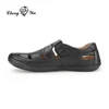 China wholesale Alibaba leather upper&Fabric Lining high quality cheaper price men Sandals shoes made in china