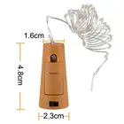 Battery light up string bottle stopper 8 led wine bottle light