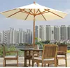 High quality outdoor beach/patio/garden umbrella wooden frame
