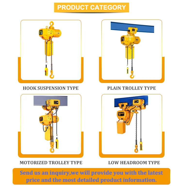 1 ton Customized Chain Hoist Manual