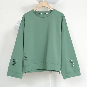 olive green sweatshirt womens