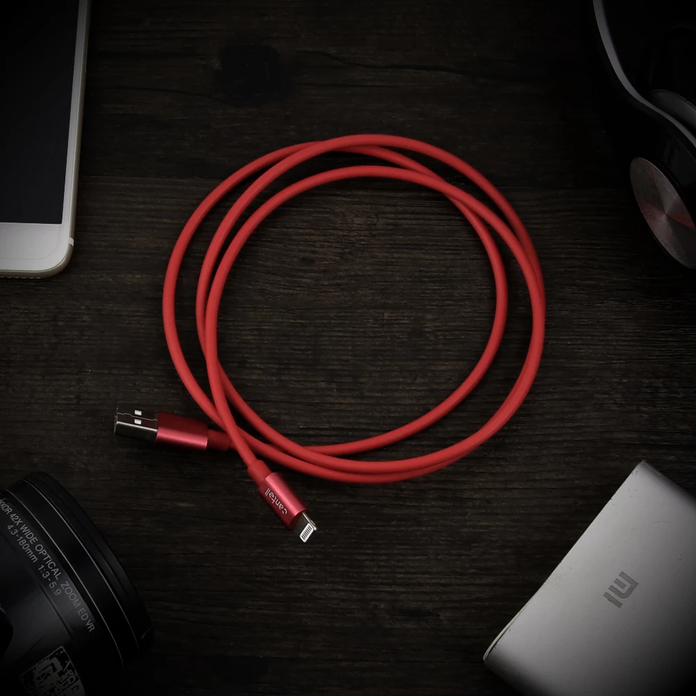 For iPhone USB Cable Charger 1.8m 2.4A For iPhone Charging Cable 1m Data Charger Cable USB Cord - ANKUX.COM