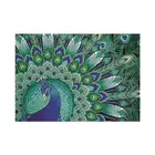 Peacock 5D DIY Mosaic Rhinestone Crystal painting on canvas full drill Diamond Painting for wall decor