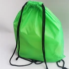 Spot bundle pocket Polyester shopping bag Creative portable backpack Bag Factory Direct custom logo