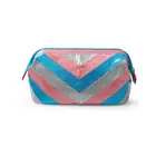 Fashion waterproof travel storage makeup bag portable glitter cosmetic bag women zipper wash bag