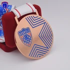 Manufacture Cheap Price 3D Cup Half Marathon Gold Sport special medals with enamel start design