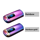 cigarette usb arc lighter Gift box windproof touch electric lighter custom logo outdoor rechargeable lighter