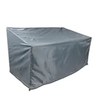 210D Patio Loveseat/Sofa Cover All Weather Protective Patio Furniture Sofa Cover with Secure Buckle Straps