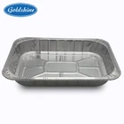 Disposable aluminum foil food storage containers deep pan catering rectangular container