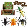 4 Styles 4.5 inches pvc insects toys play set for kids