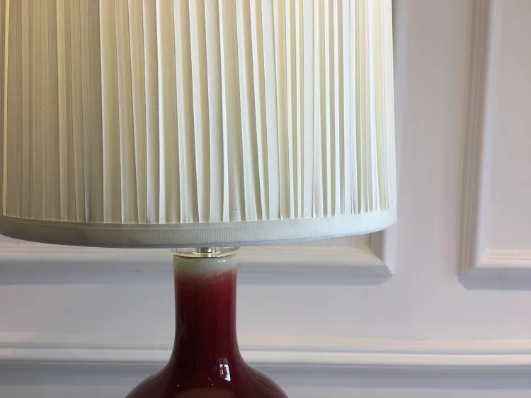 Porcelain Crystal Base Table Light Modern Decorative Lamps