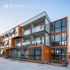 Prefab hotel with modular house apartment
